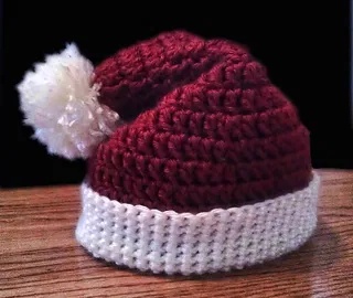 Free crochet Santa hat patterns