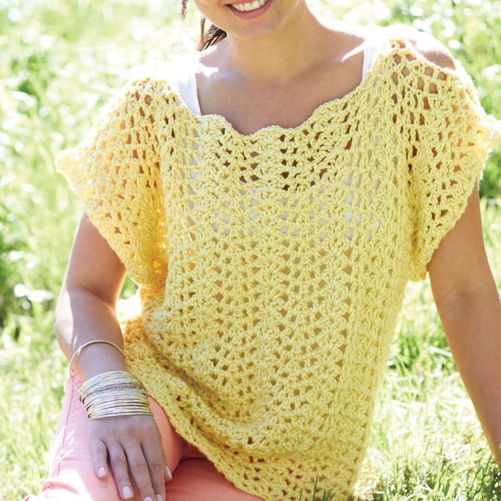 free crochet summer top patterns