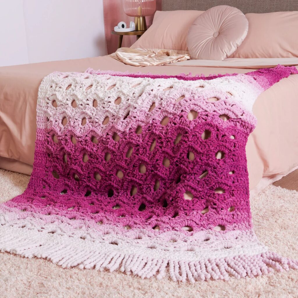 Free Crochet Throw Blanket  Patterns