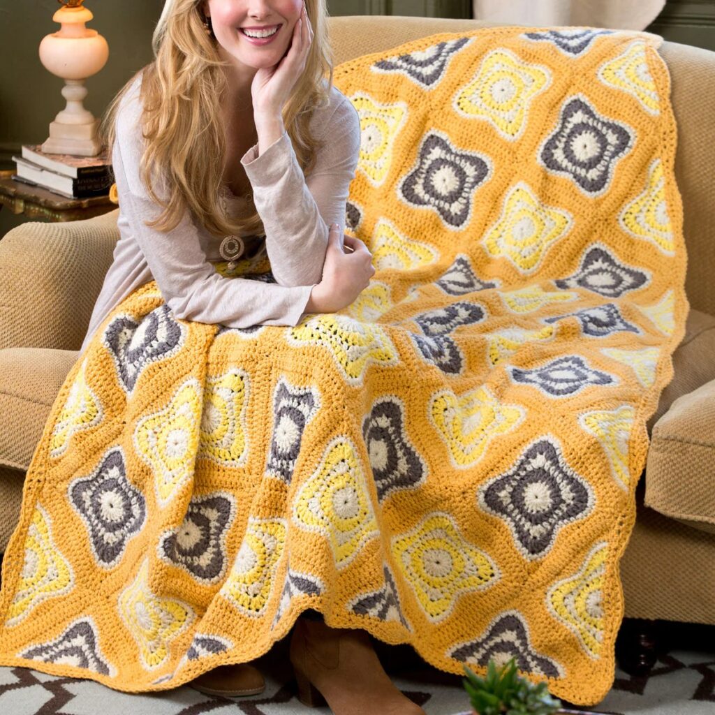Free Crochet Throw Blanket  Patterns