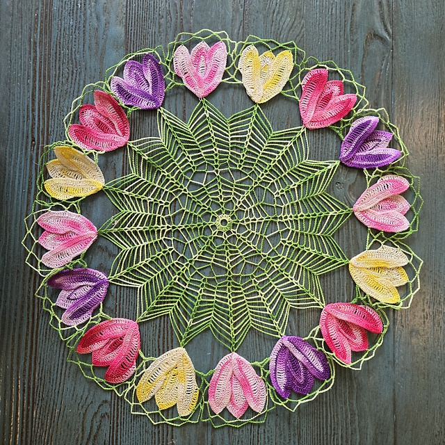 Free Crochet Tulip Flower Patterns