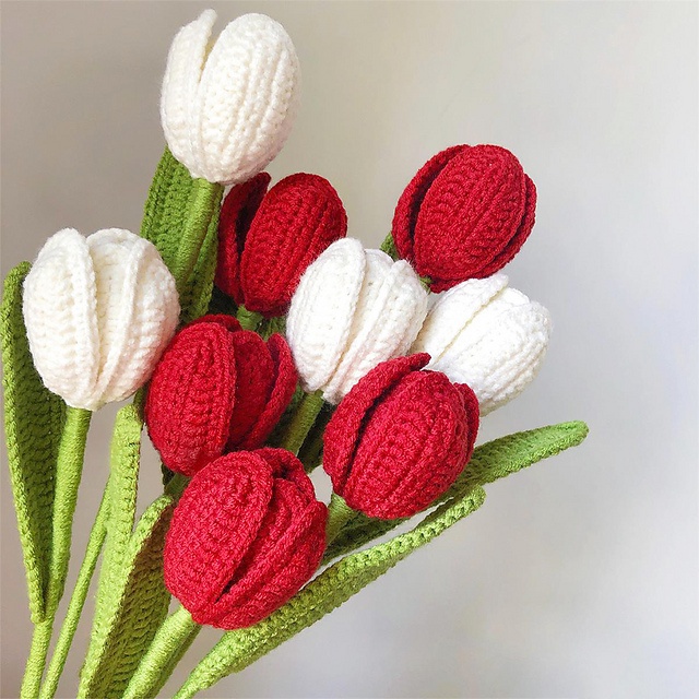 Free Crochet Tulip Flower Patterns