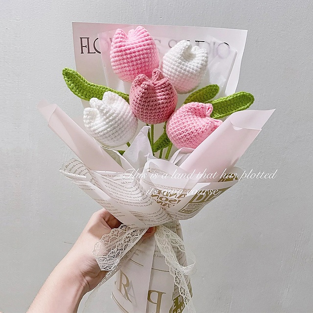 Free Crochet Tulip Flower Patterns