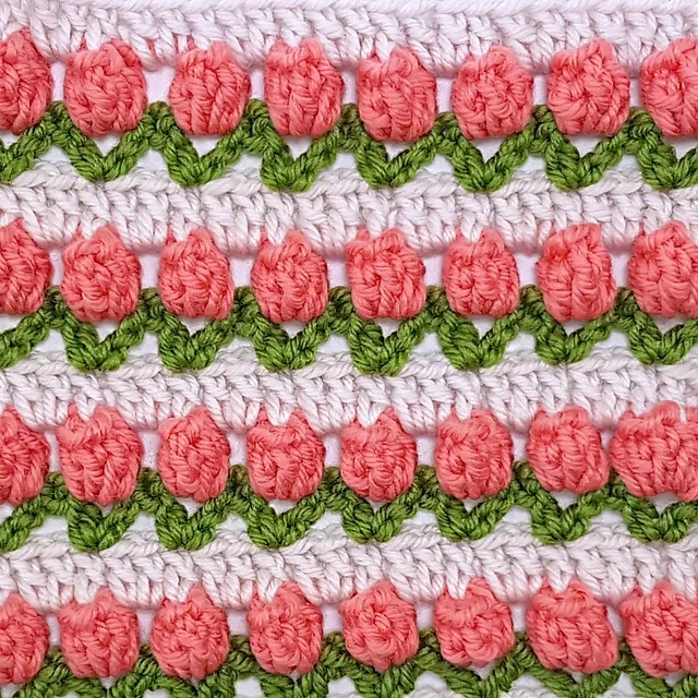 Free Crochet Tulip Flower Patterns
