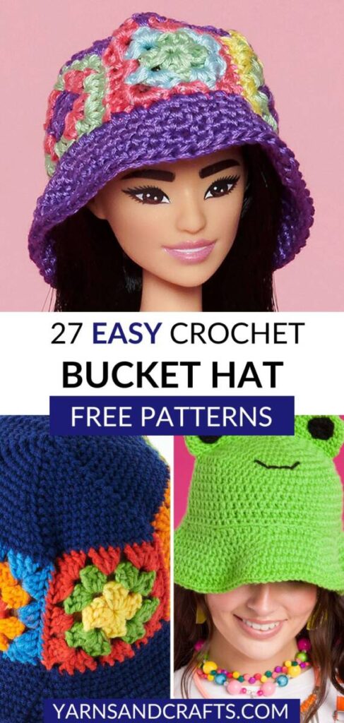 Free Crochet Bucket Hat Patterns Pinterest