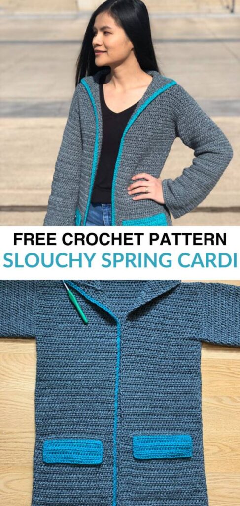 rFree Crochet Spring Cardigan Patterns Pin