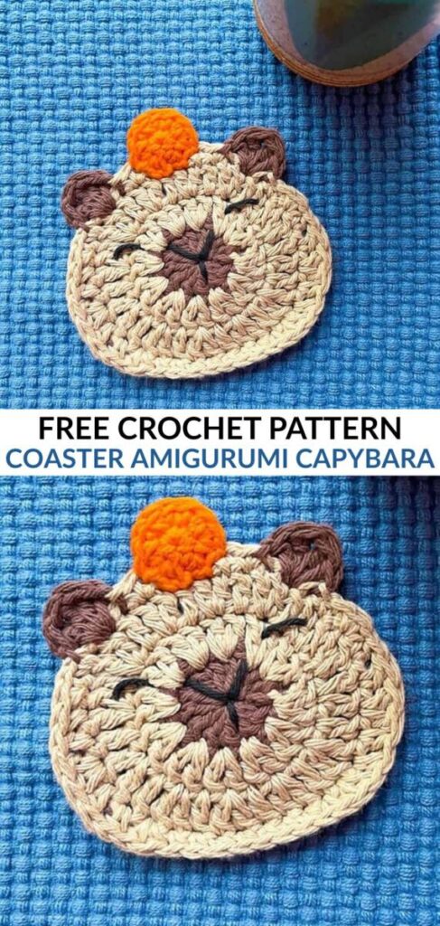 Free Amigurumi Crochet Capybara Pattern Pinterest