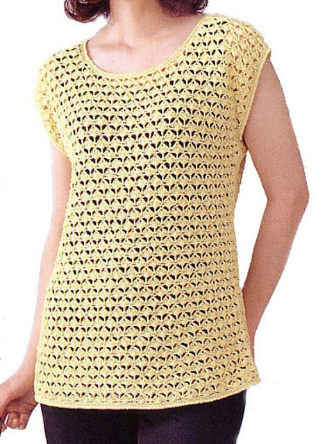 Free Crochet Sweater Vest Pattern Pinterest