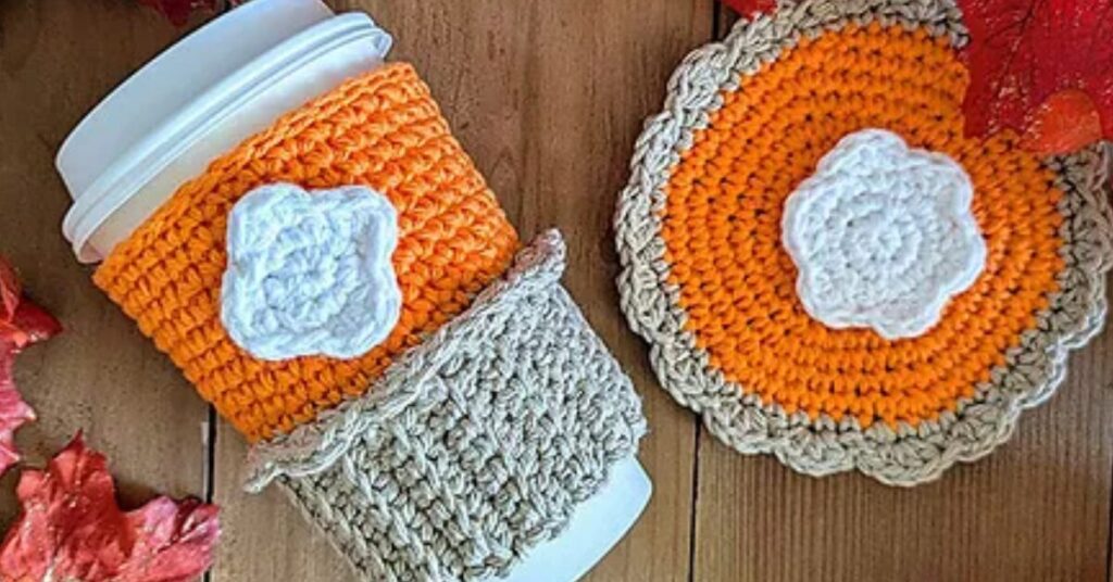 free crochet cup cozy patterns featured image