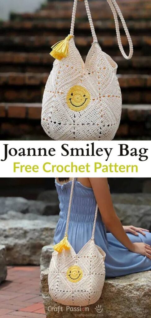 free crochet granny square bag patterns Pinterest