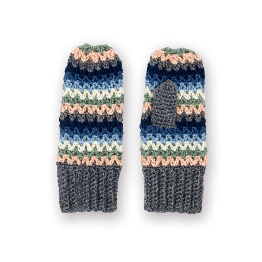 free crochet hand warmer pattern