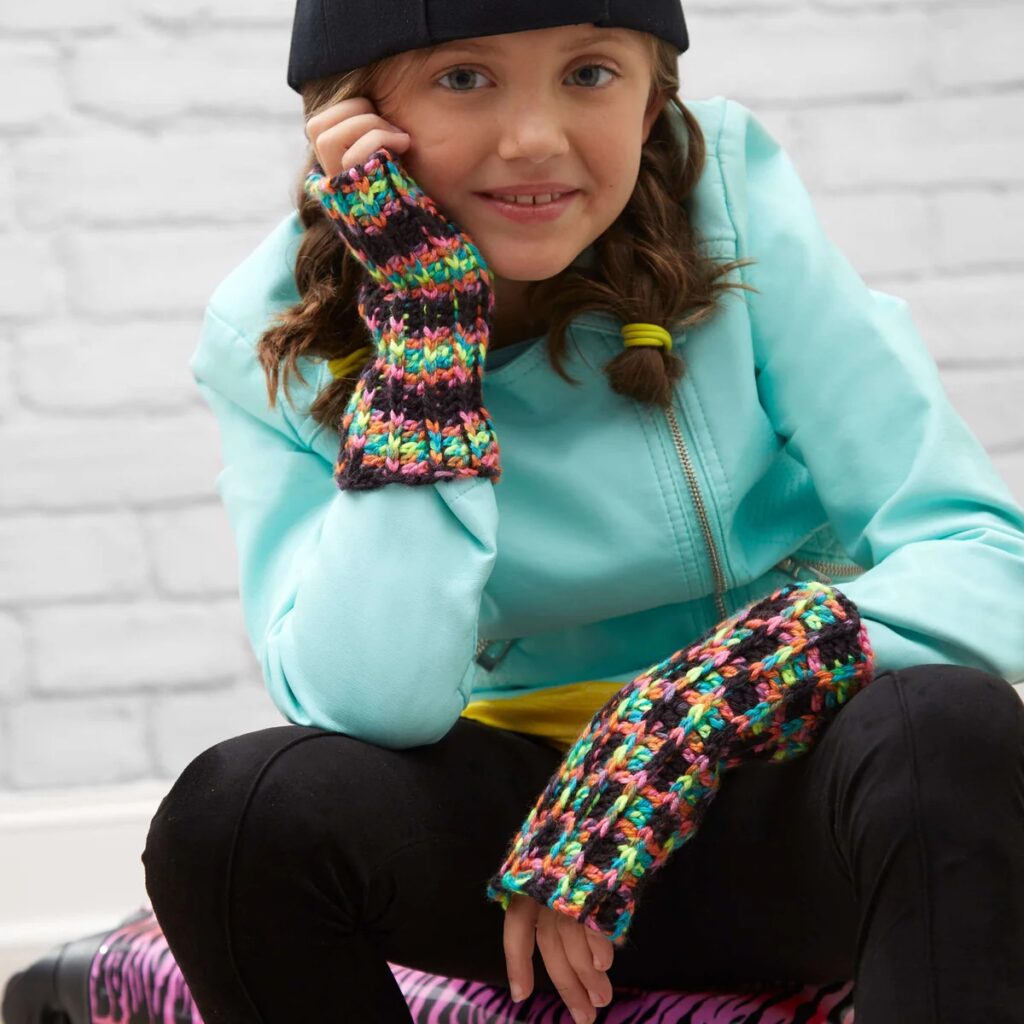 free crochet hand warmer pattern