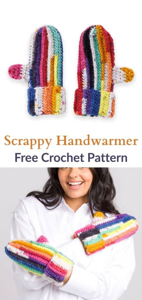 free crochet hand warmer patterns Pinterest