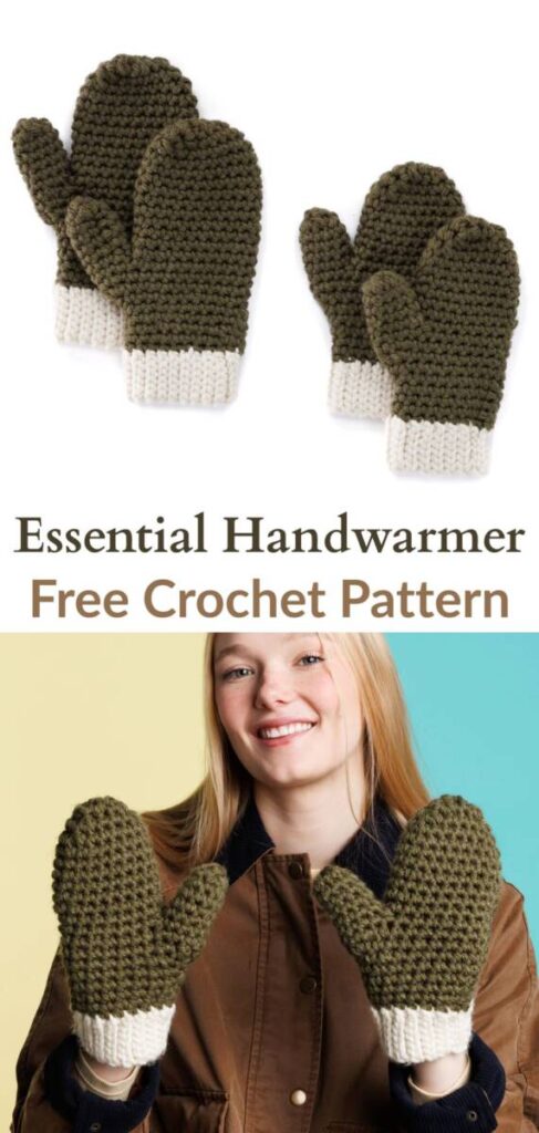 free crochet hand warmer patterns Pinterest