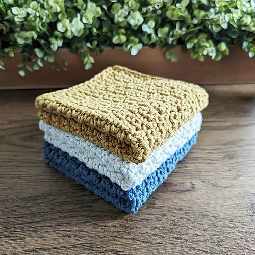 Free crochet modern dishcloth patterns