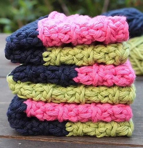 Free crochet modern dishcloth patterns