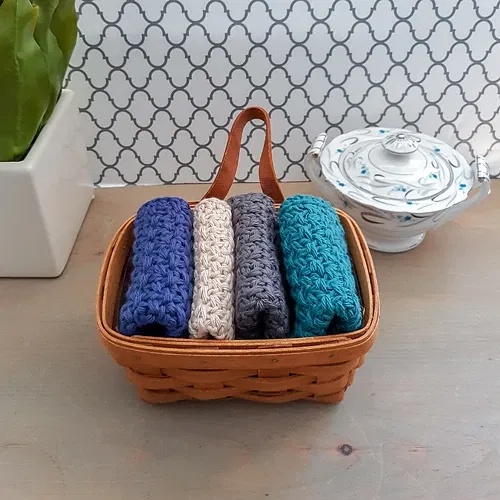 Free crochet modern dishcloth patterns