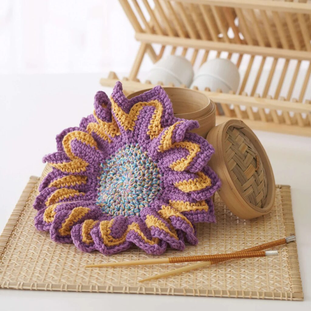 Free crochet modern dishcloth patterns
