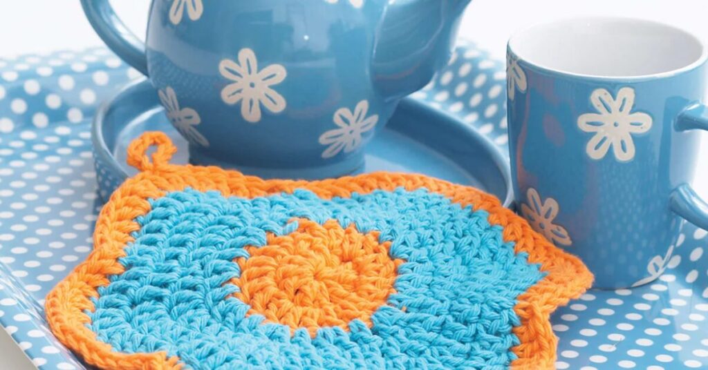 free crochet modern dishcloth patterns featured image