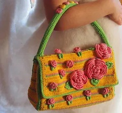 free crochet rose pattern