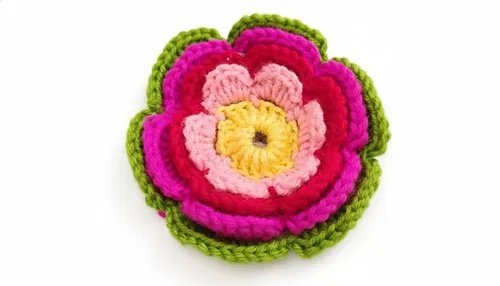 free crochet rose pattern