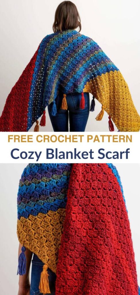 free crochet scarf patterns Pinterest