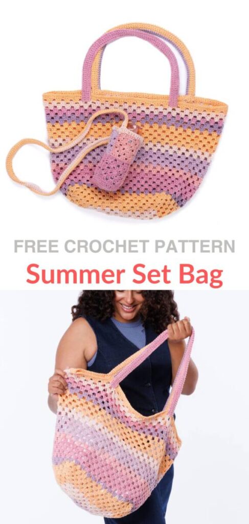 free crochet summer bag patterns Pinterest