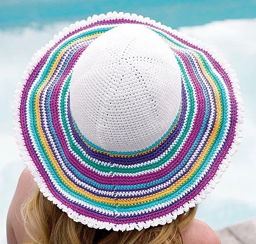 free crochet summer hat patterns