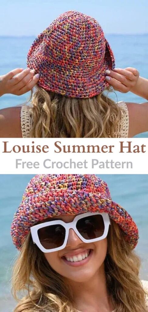 free crochet summer hat patterns Pinterest