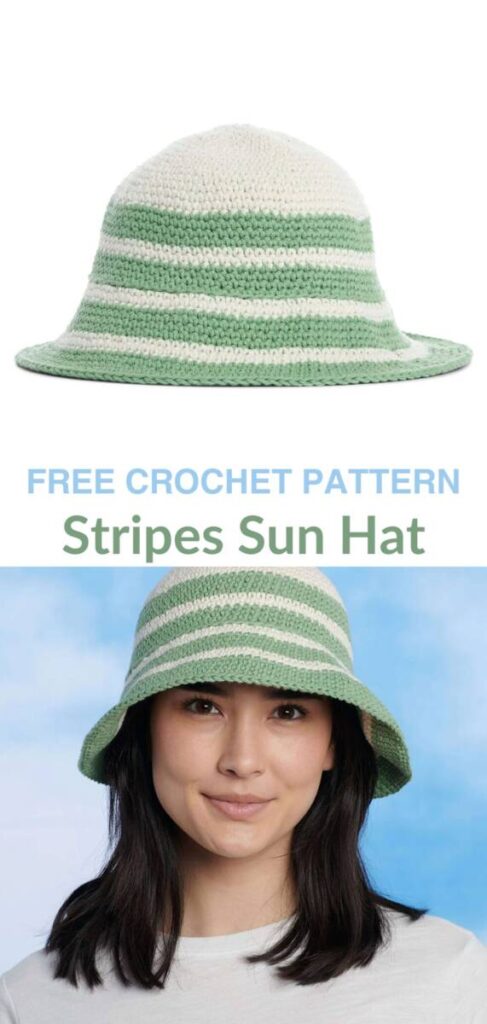 free crochet sun hat patterns Pinterest