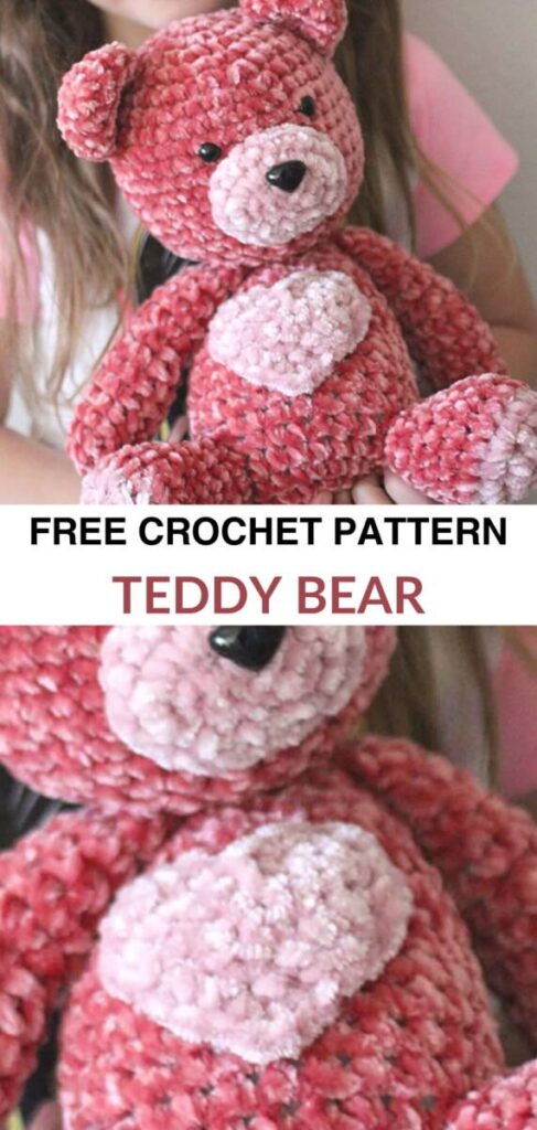 Free Crochet Teddy Bear Patterns Pinterest