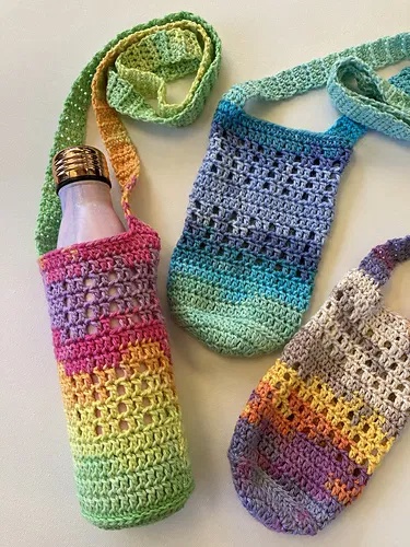 Free crochet water bottle holder patterns