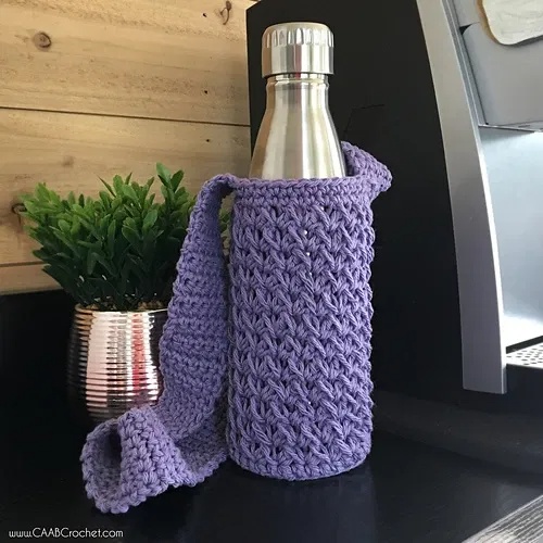 Free crochet water bottle holder patterns