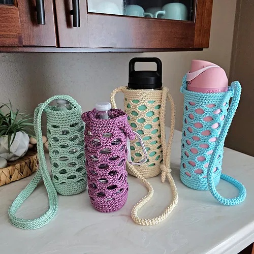 Free crochet water bottle holder patterns