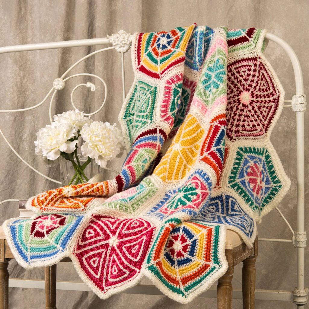 free crochet hexagon patterns 