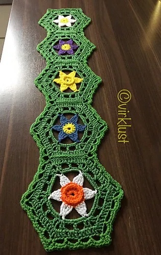 free crochet hexagon patterns
