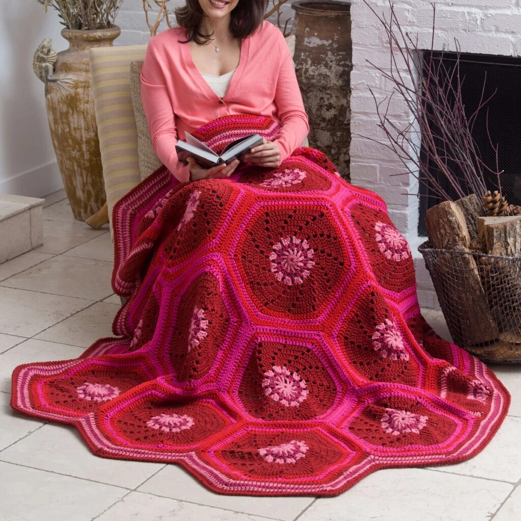 free crochet hexagon patterns 