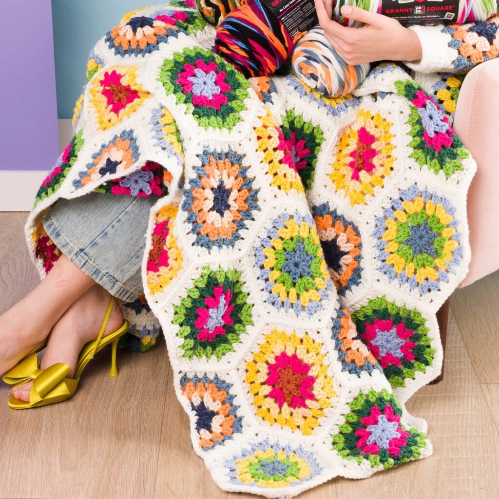 free crochet hexagon patterns 