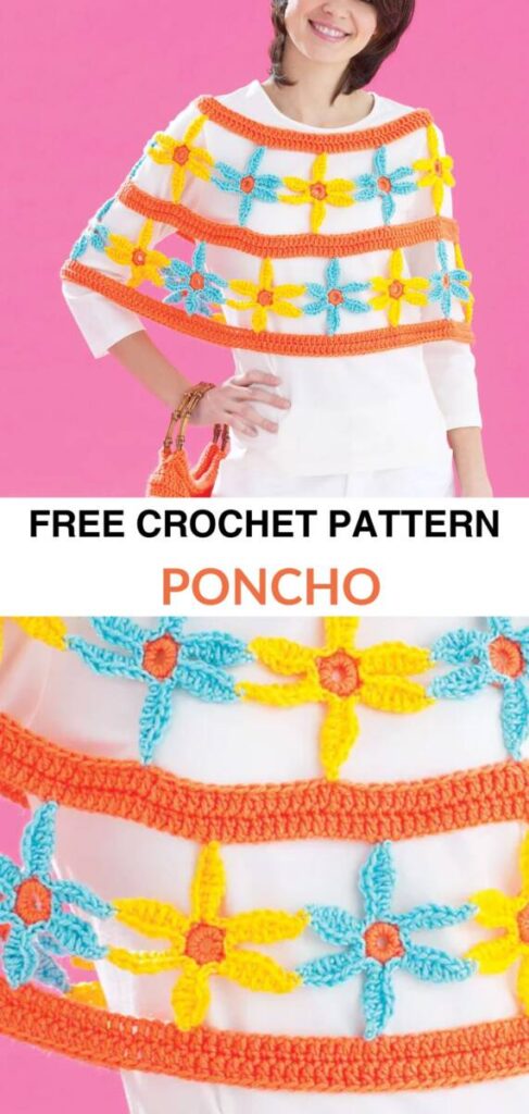 Free Crochet Poncho Patterns Pinterest