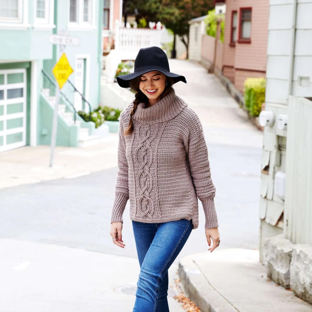 free crochet sweater design pattern