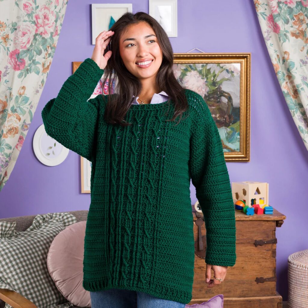 free crochet sweater design pattern