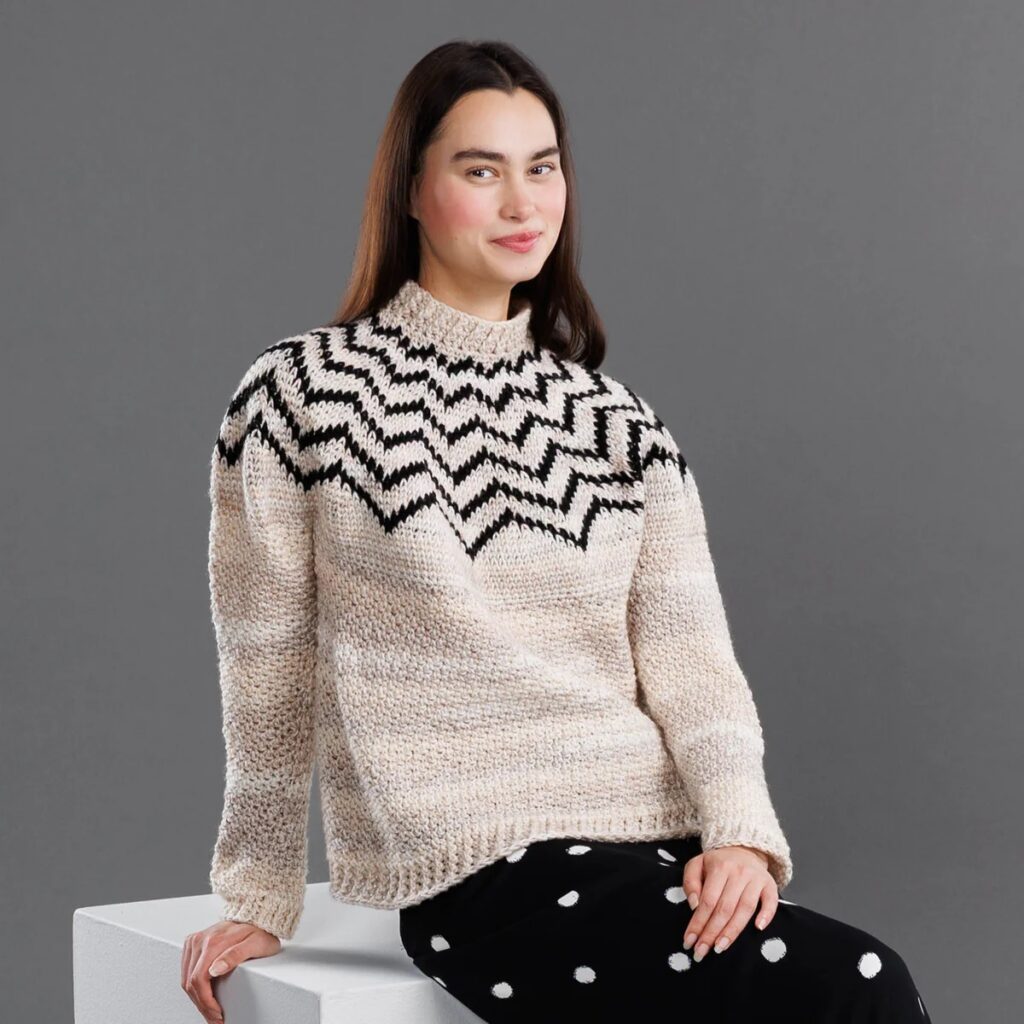 free crochet sweater design pattern