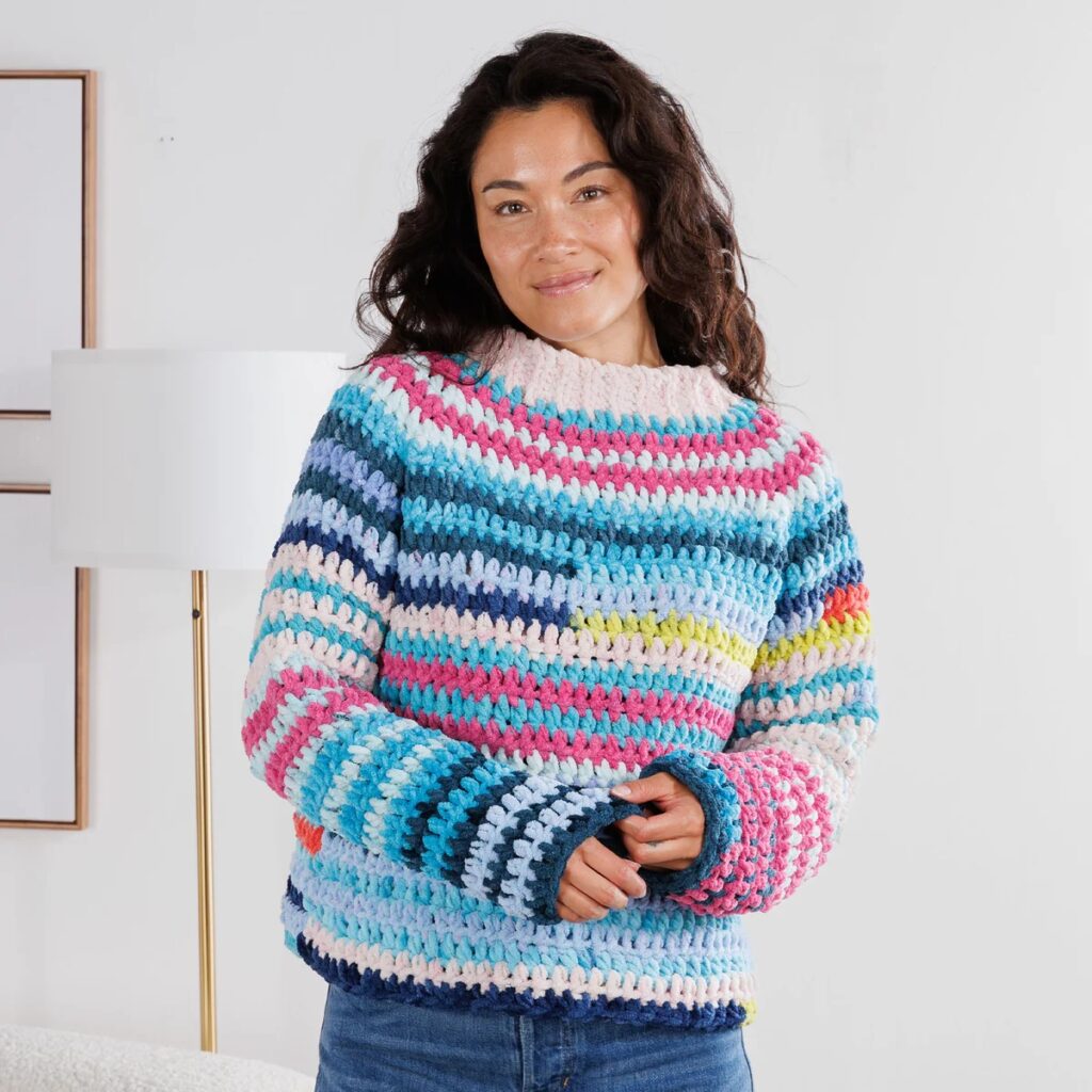 free crochet sweater design pattern