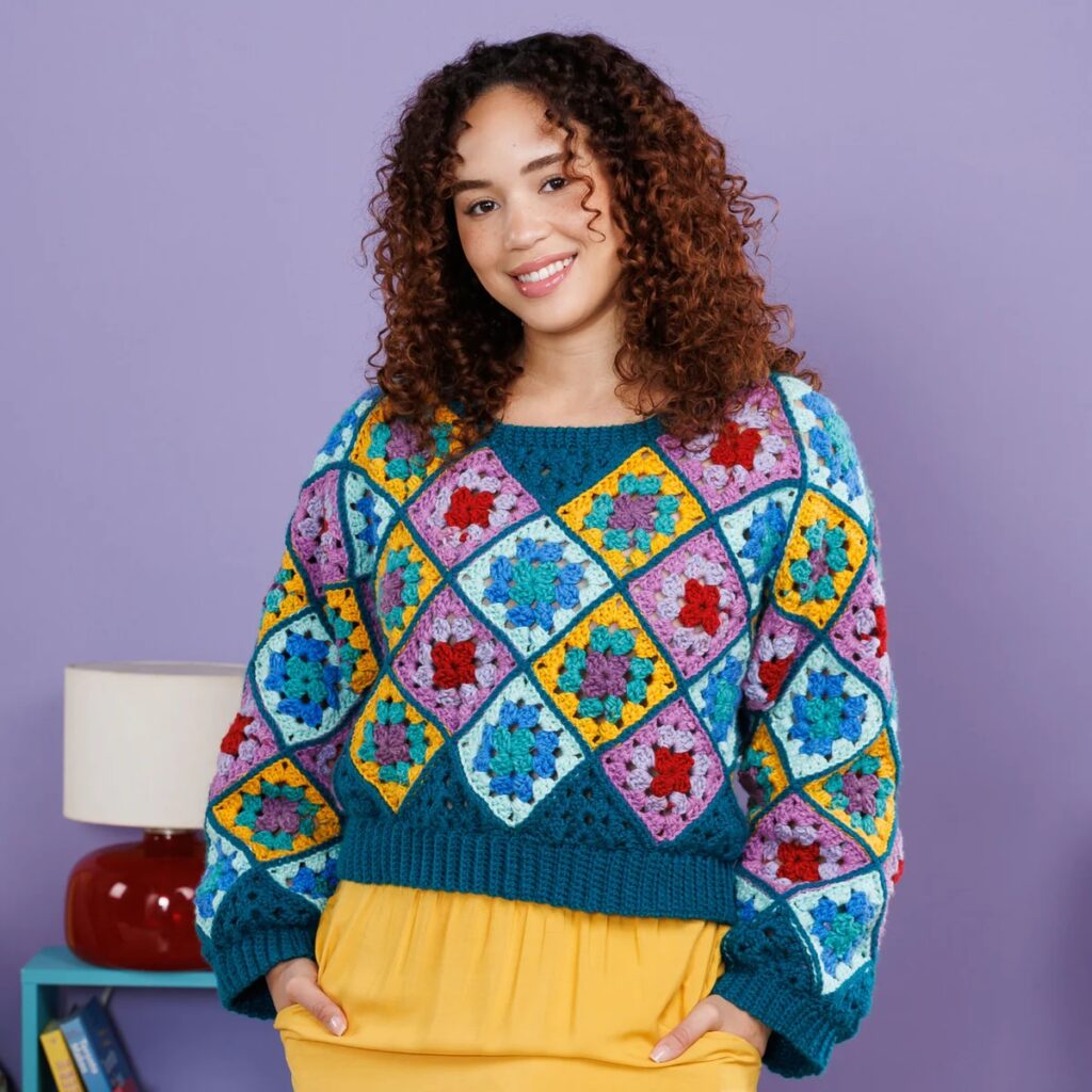 free crochet sweater design pattern