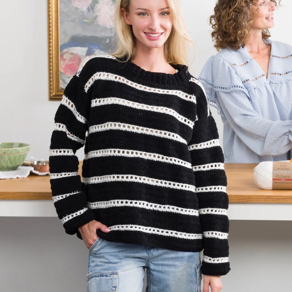 free crochet sweater design pattern