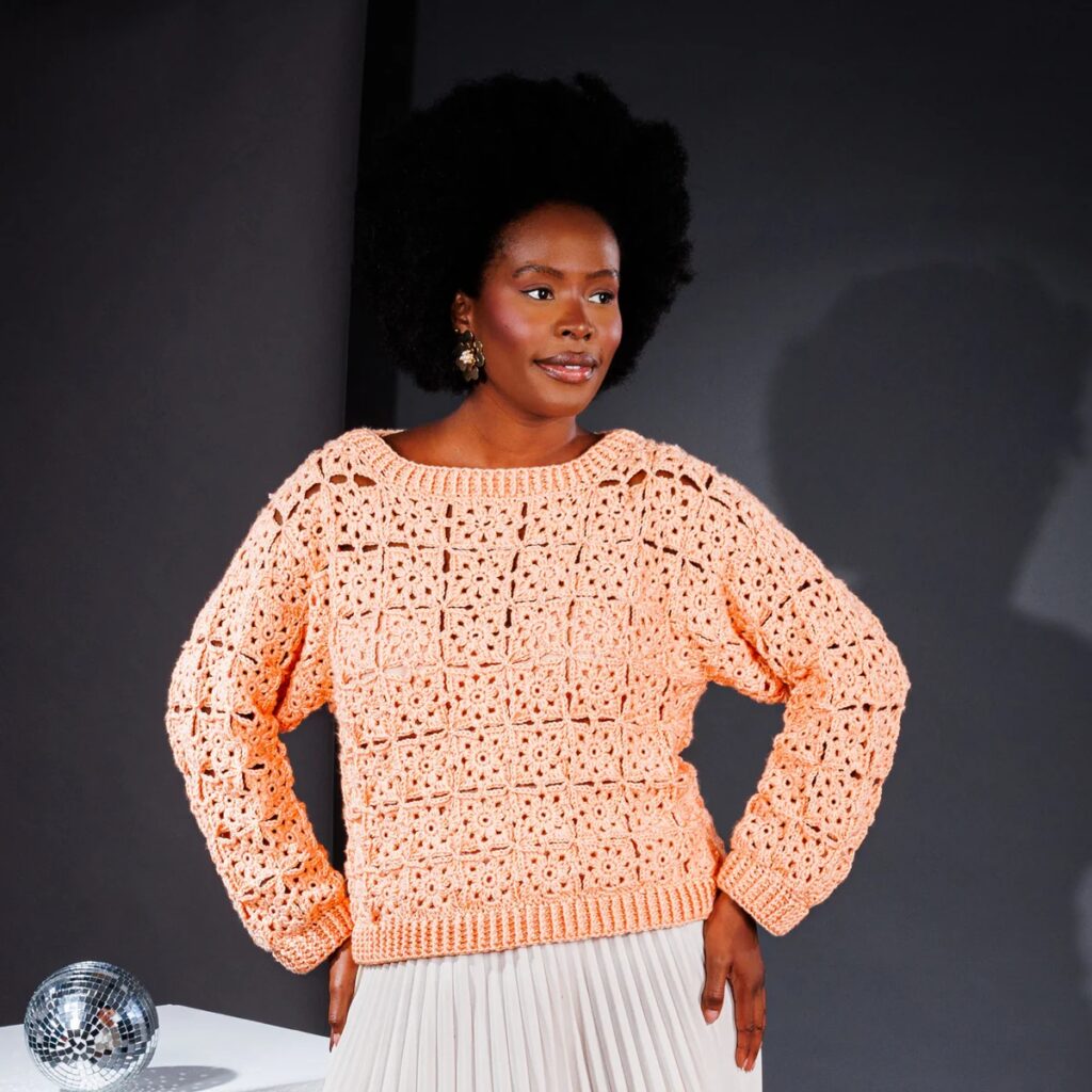 free crochet sweater design pattern