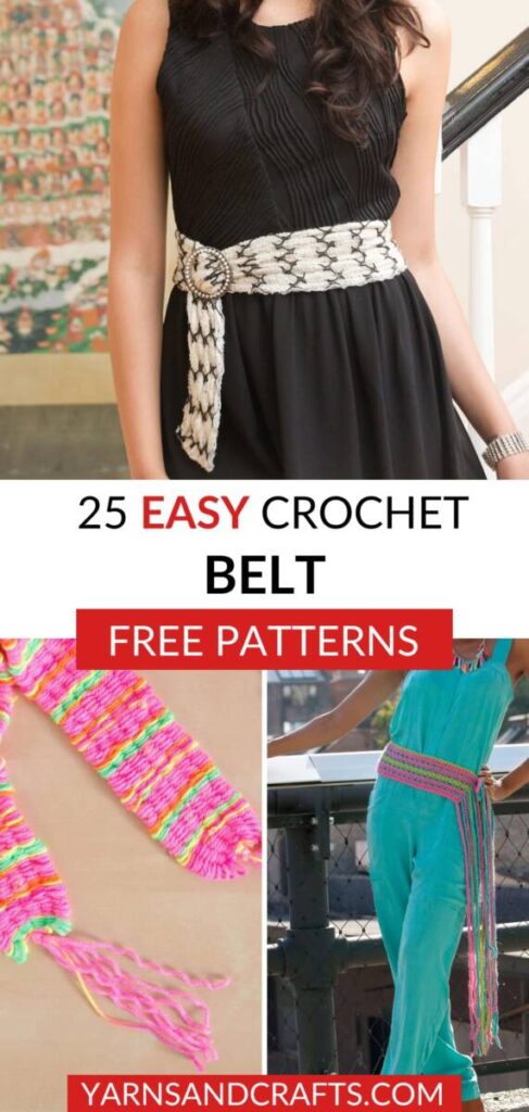 Free Crochet Belt Patterns Pinterest