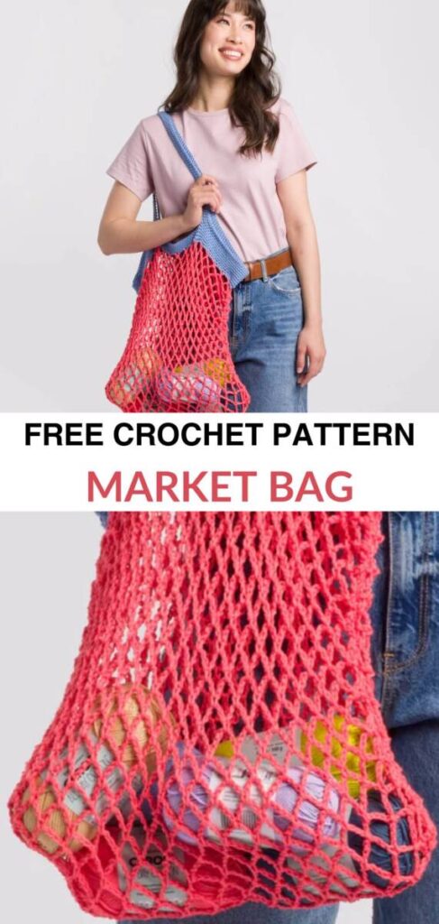 Free Crochet Market Bag Patterns Pinterest