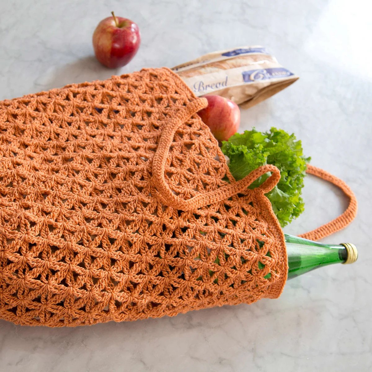 25 Free & Easy Crochet Market Bag Patterns | Yarns and Crafts
