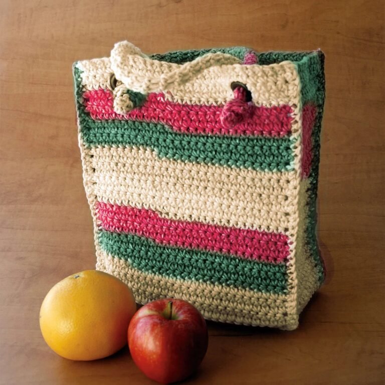 25 Free & Easy Crochet Market Bag Patterns | Yarns and Crafts